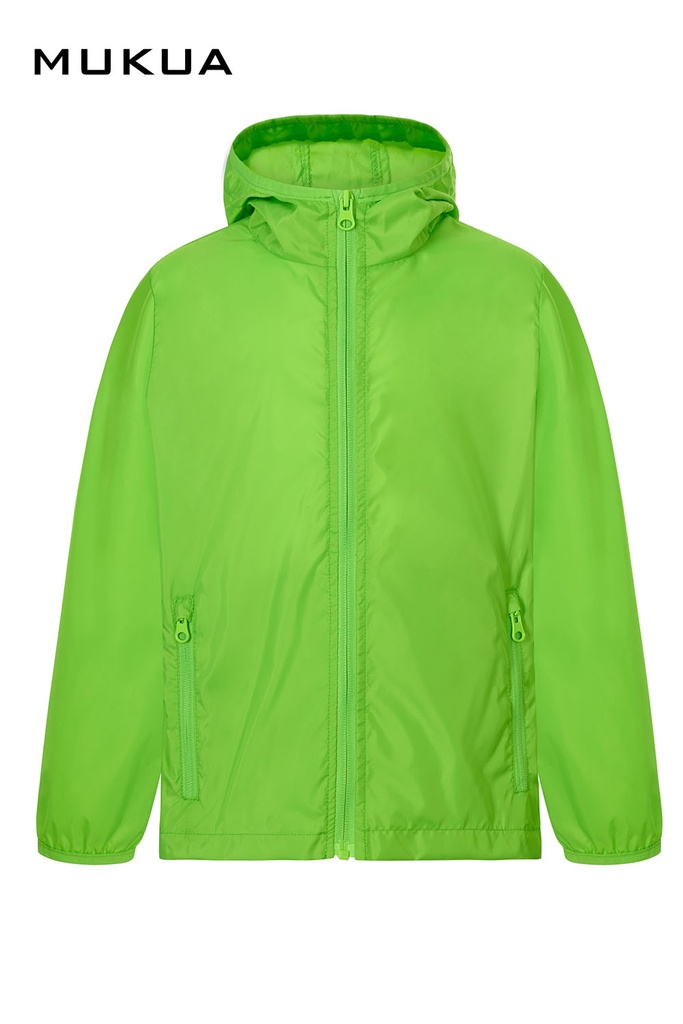 Kurtka przeciwwiatrowa dla dzieci STOCKTON KIDS WZ70K - FLUOR LIME 610