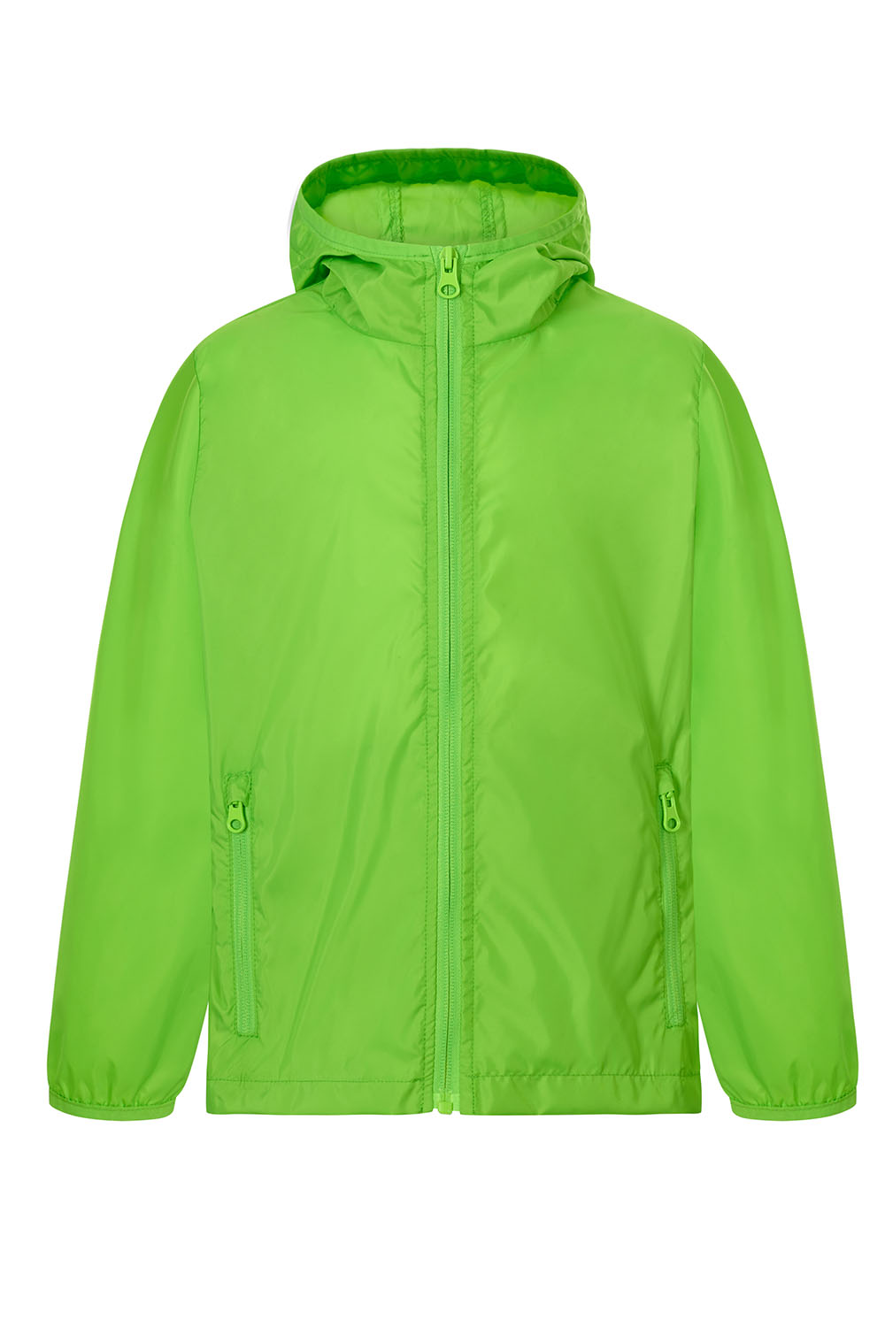 Kurtka przeciwwiatrowa dla dzieci STOCKTON KIDS WZ70K - FLUOR LIME 610