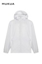 Kurtka przeciwwiatrowa dla dzieci STOCKTON KIDS WZ70K - WHITE 100