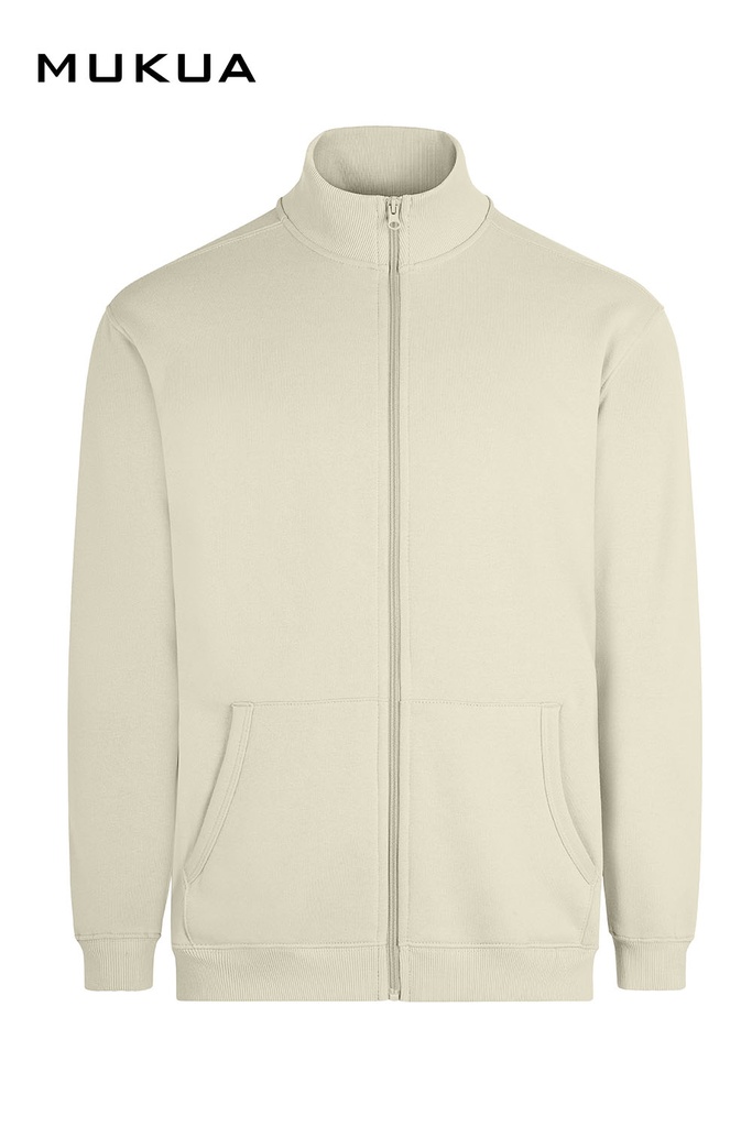 Bluza z pełnym zamkiem unisex COOPER SZ270U - IVORY 309