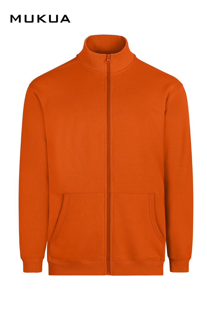 Bluza z pełnym zamkiem unisex COOPER SZ270U - ORANGE 301