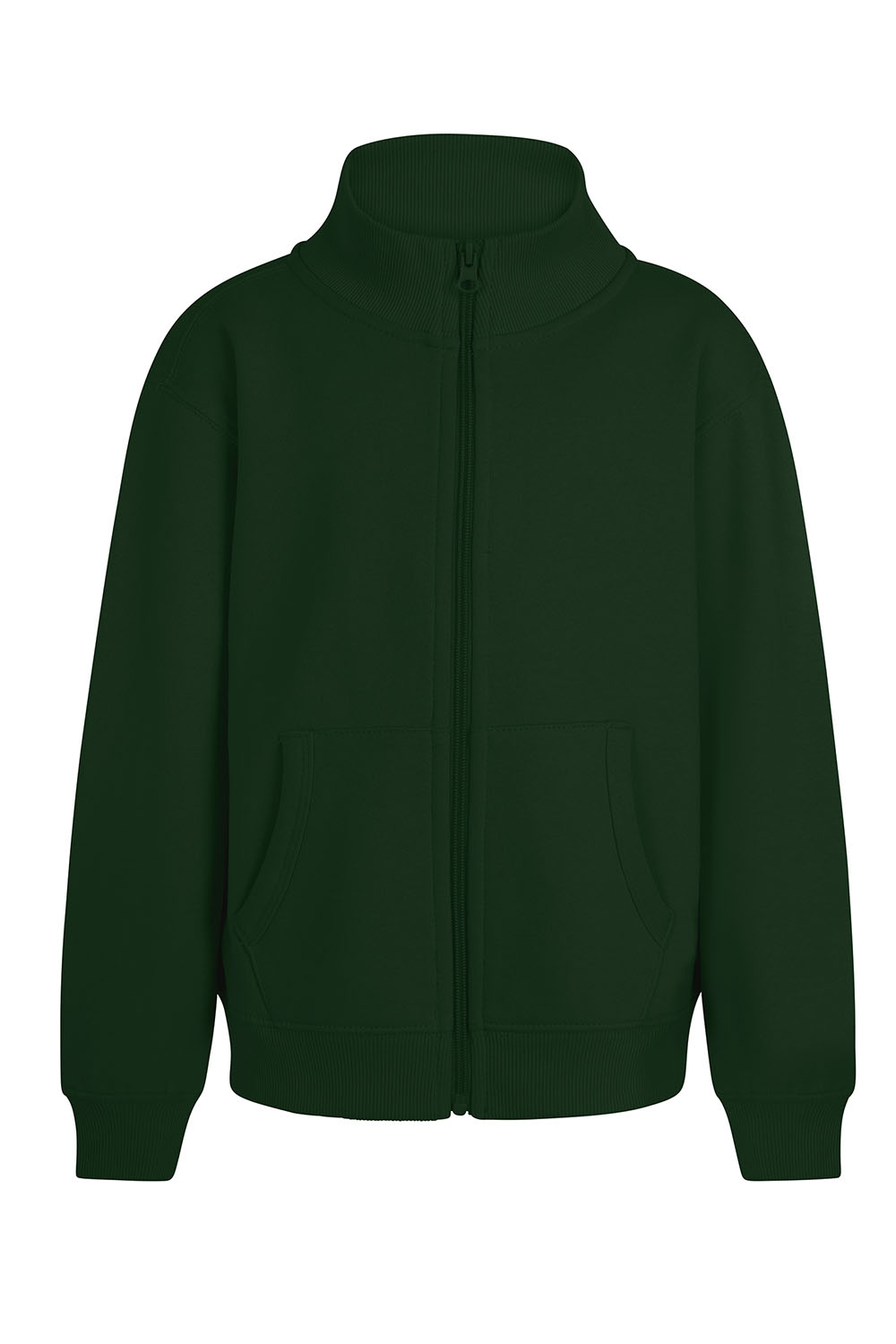 Bluza z pełnym zamkiem dla dzieci COOPER KIDS SZ270K - BOTTLE GREEN 602