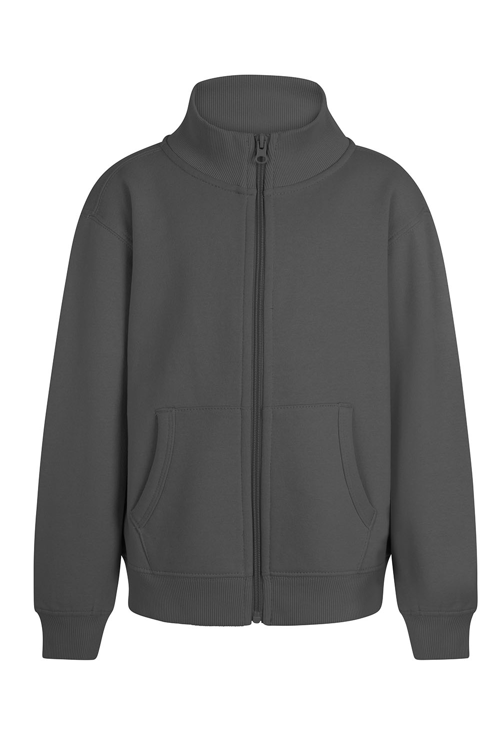 Bluza z pełnym zamkiem dla dzieci COOPER KIDS SZ270K - DARK GREY 201