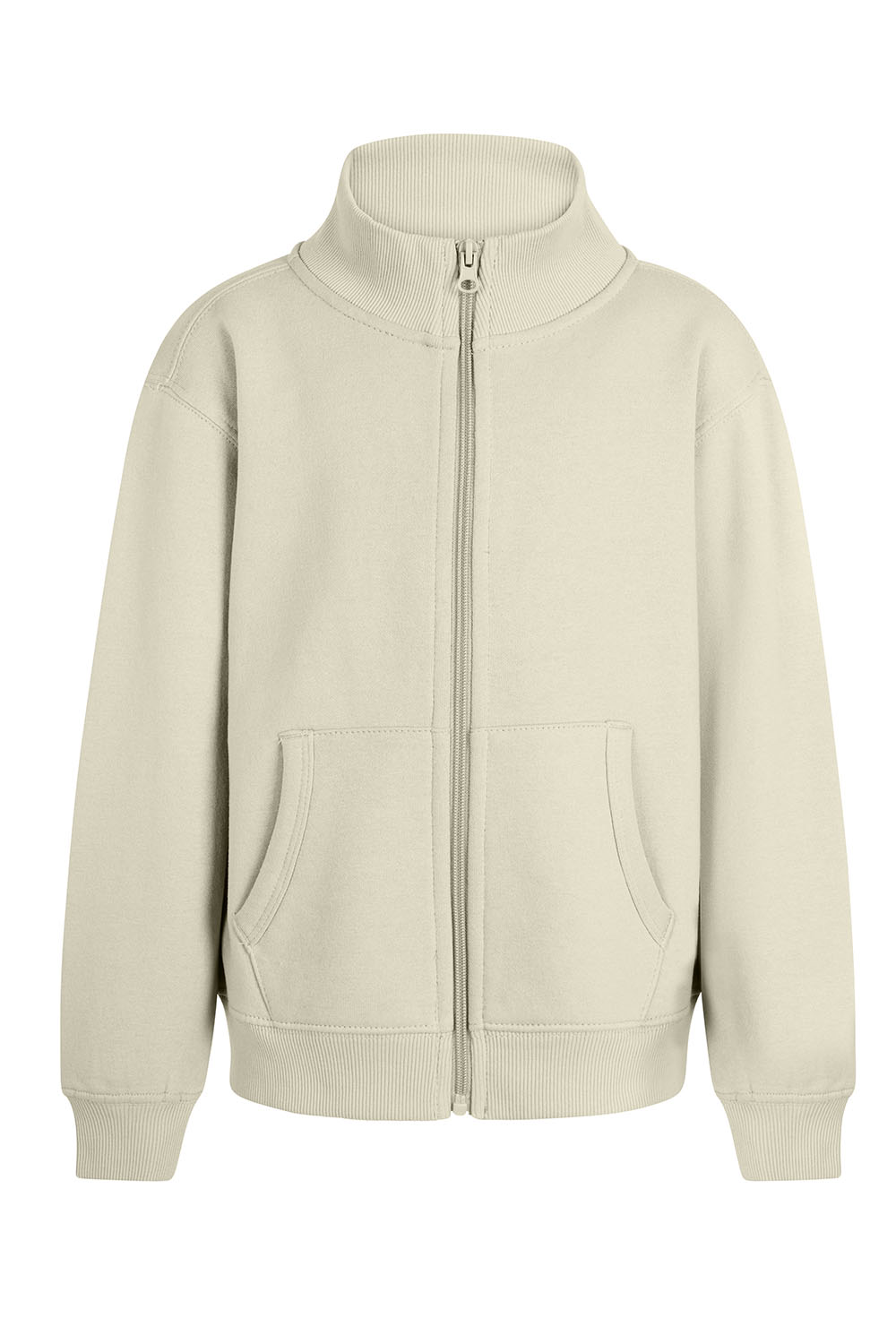 Bluza z pełnym zamkiem dla dzieci COOPER KIDS SZ270K - IVORY 309