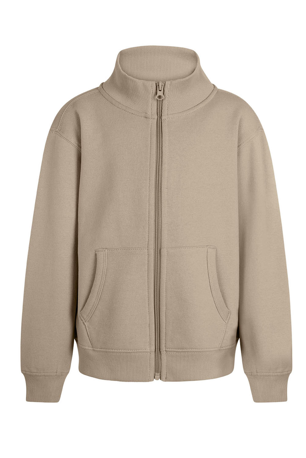 Bluza z pełnym zamkiem dla dzieci COOPER KIDS SZ270K - LATTE 110
