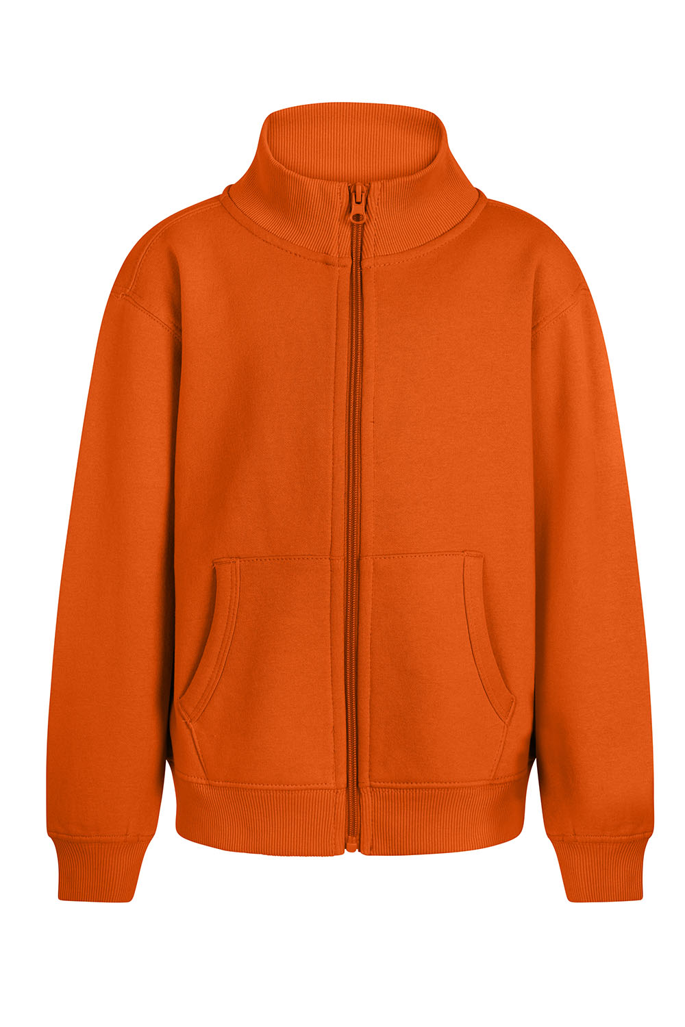 Bluza z pełnym zamkiem dla dzieci COOPER KIDS SZ270K - ORANGE 301