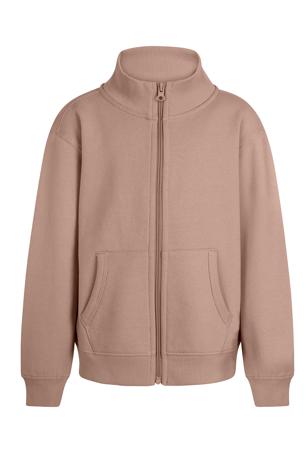 Bluza z pełnym zamkiem dla dzieci COOPER KIDS SZ270K - PALE ROSE 410