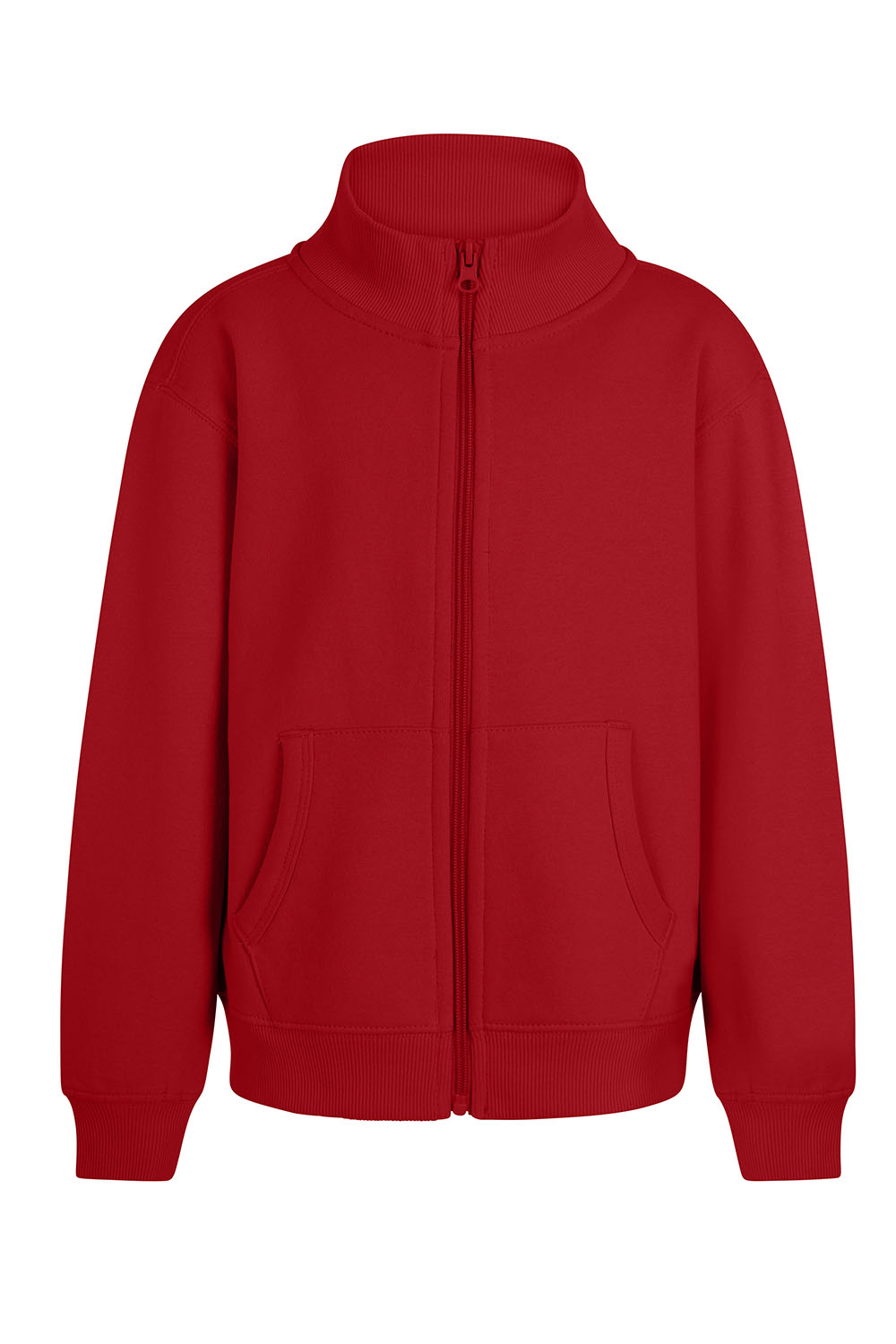 Bluza z pełnym zamkiem dla dzieci COOPER KIDS SZ270K - RED 400