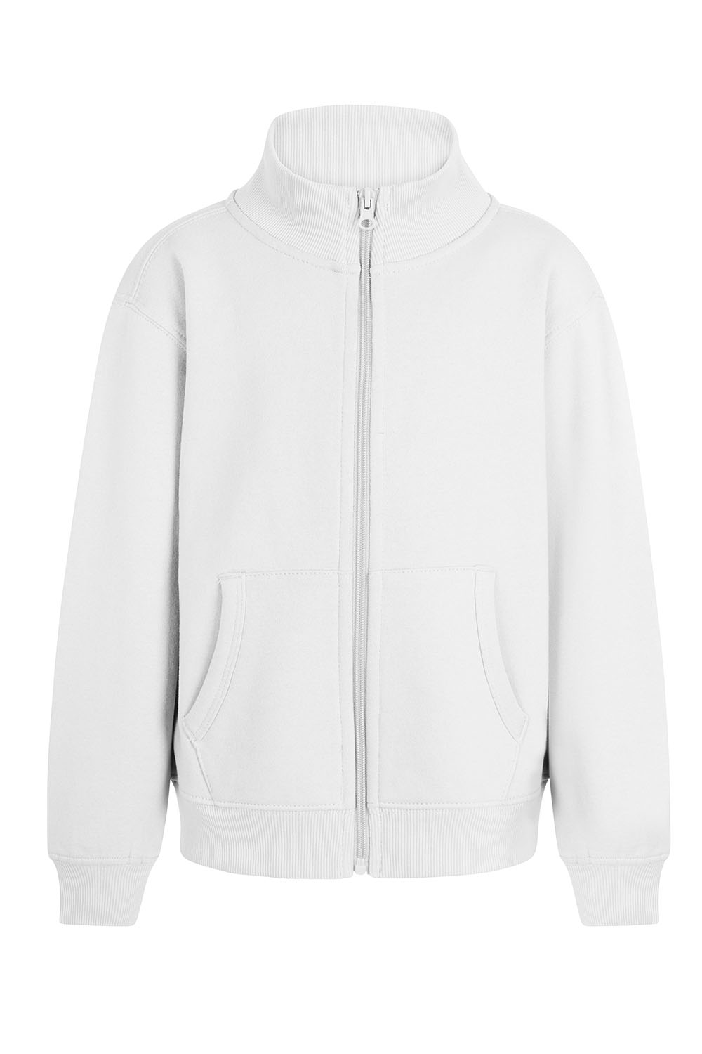 Bluza z pełnym zamkiem dla dzieci COOPER KIDS SZ270K - WHITE 100