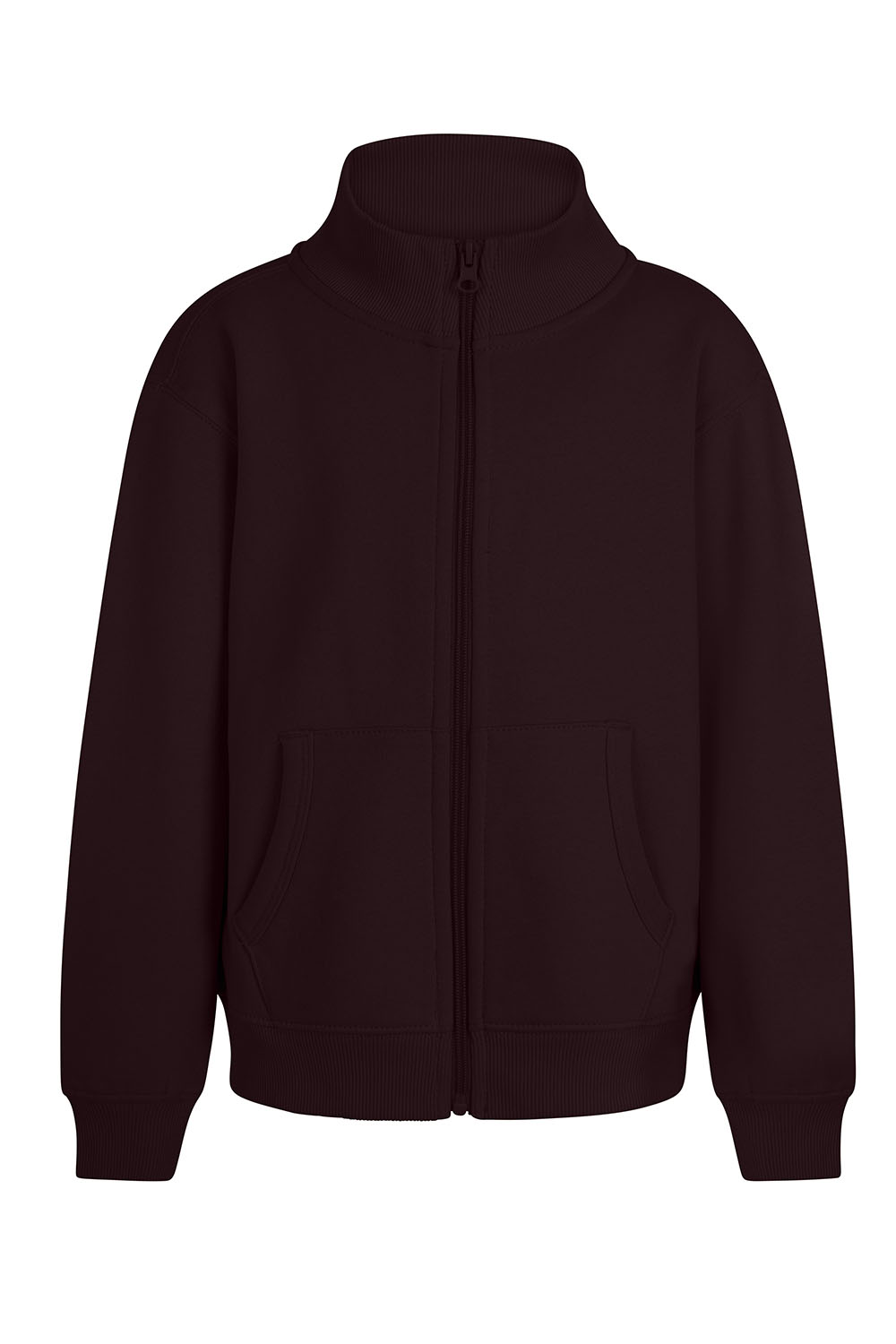 Bluza z pełnym zamkiem dla dzieci COOPER KIDS SZ270K - WINE 403