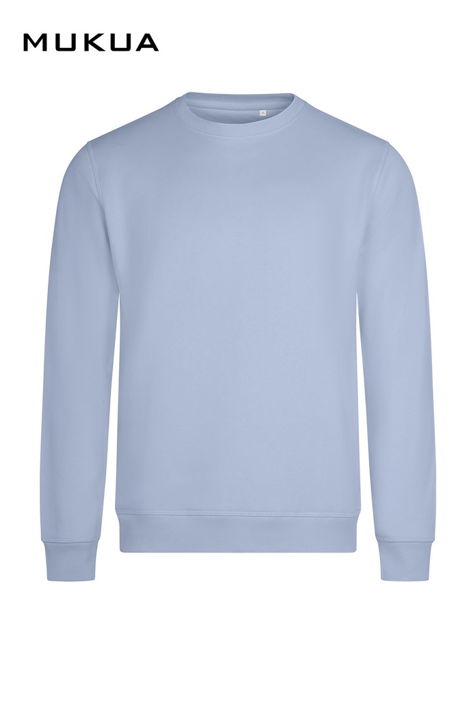 Bluza z okrągłym dekoltem unisex DUNE SCN300U - ARTIC BLUE 522