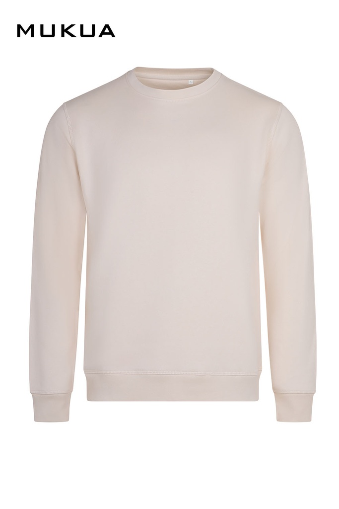 Bluza z okrągłym dekoltem unisex DUNE SCN300U - CREAM 109