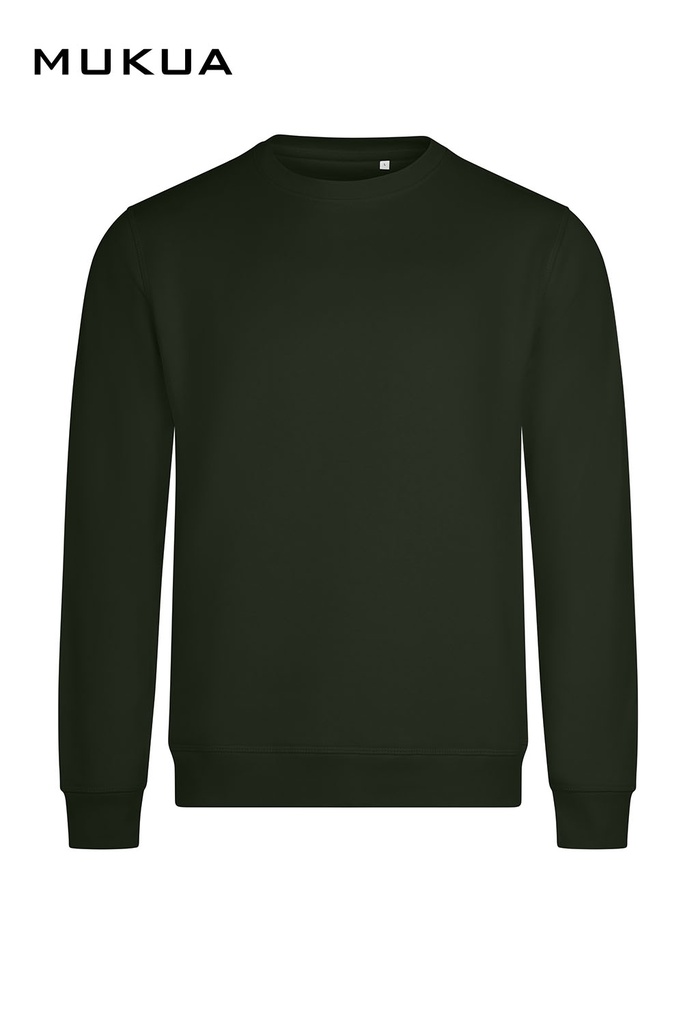 Bluza z okrągłym dekoltem unisex DUNE SCN300U - HUNTER GREEN 618