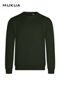 Bluza z okrągłym dekoltem unisex DUNE SCN300U - HUNTER GREEN 618