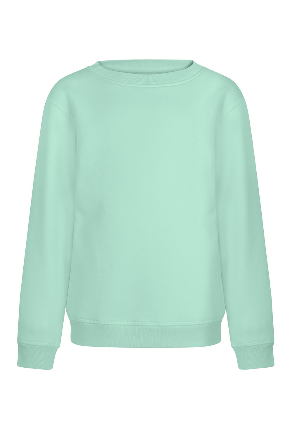 Bluza z okrągłym dekoltem dla dzieci damska DUNE KIDS SCN300K - AQUA 519