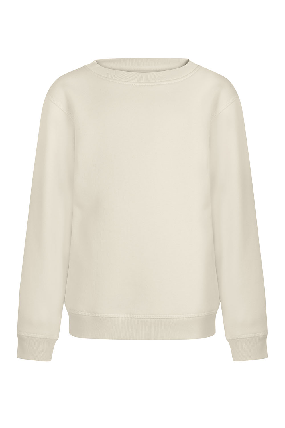 Bluza z okrągłym dekoltem dla dzieci damska DUNE KIDS SCN300K - CREAM 109