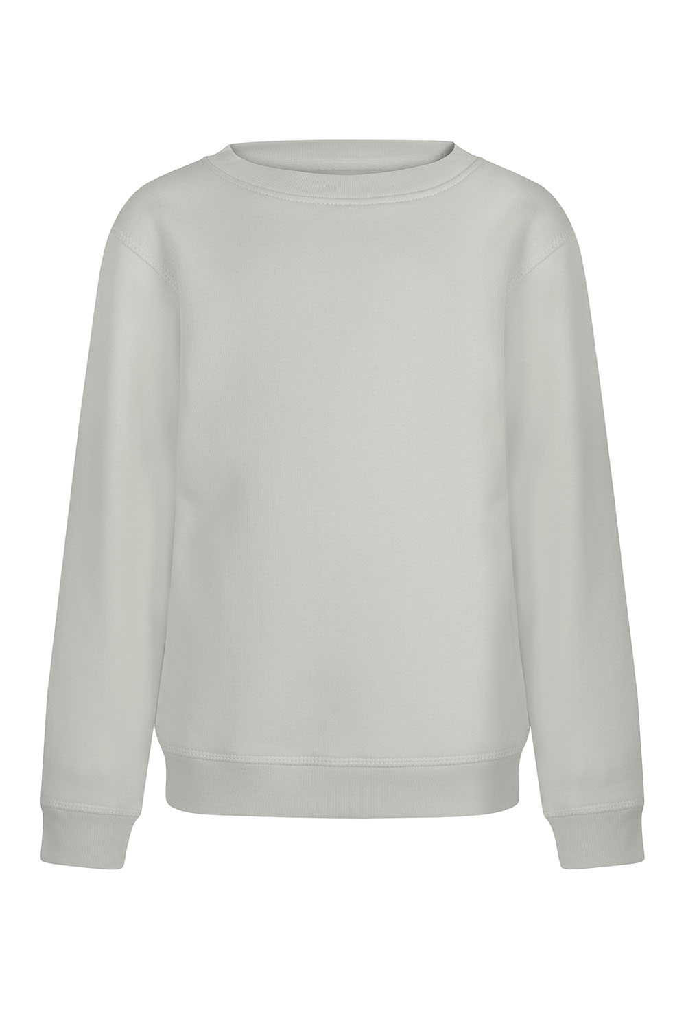 Bluza z okrągłym dekoltem dla dzieci damska DUNE KIDS SCN300K - MISTY GREY 221