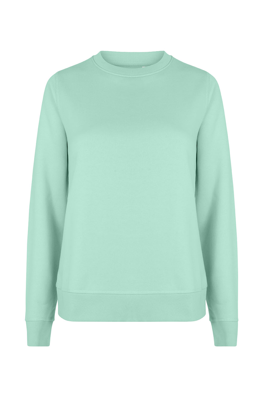 Bluza z okrągłym dekoltem damska DUNE WOMAN SCN300W - AQUA 519