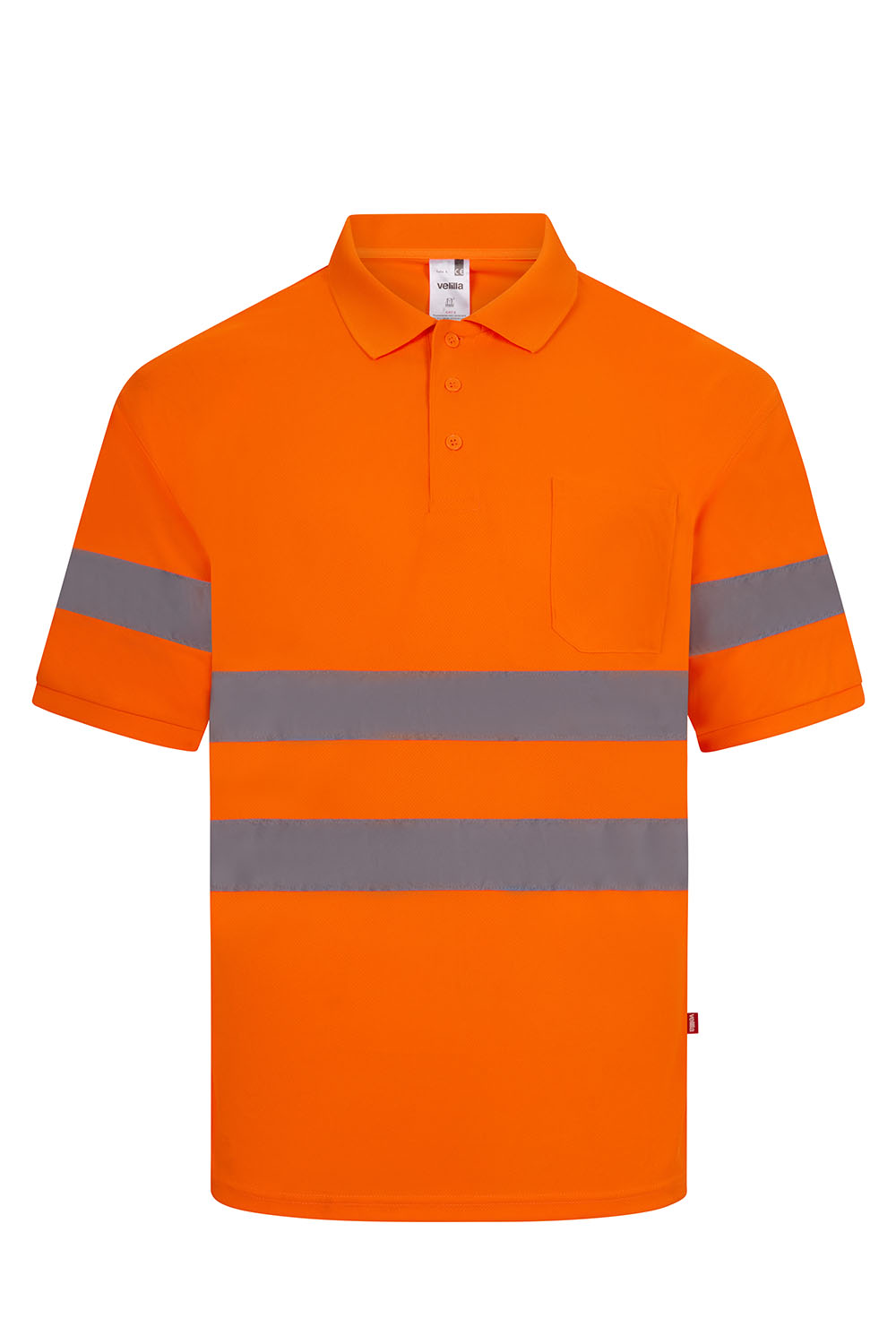 Koszulka polo z krótkim rękawem z odblaskami 305510 - HI-VIS ORANGE 19