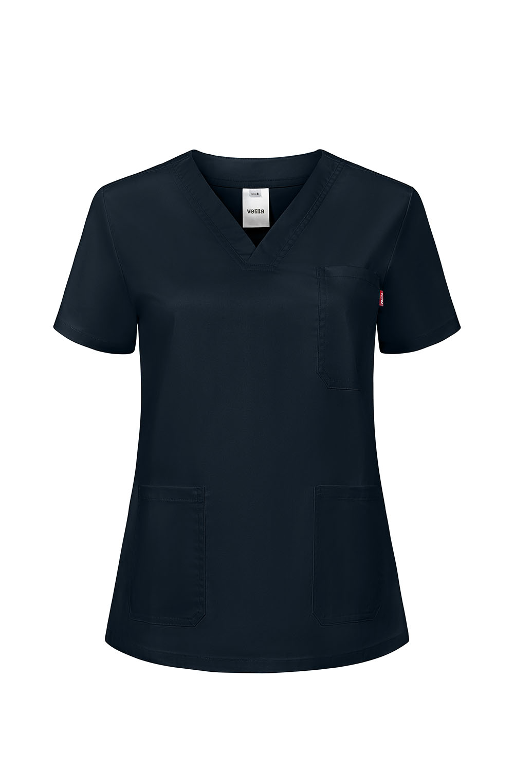 Fartuch medyczny stretch z krótkim rękawem damska 535206SW - NAVY BLUE 61