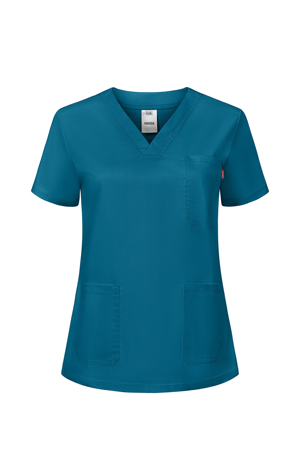 Fartuch medyczny stretch z krótkim rękawem damska 535206SW - ROYAL BLUE 65