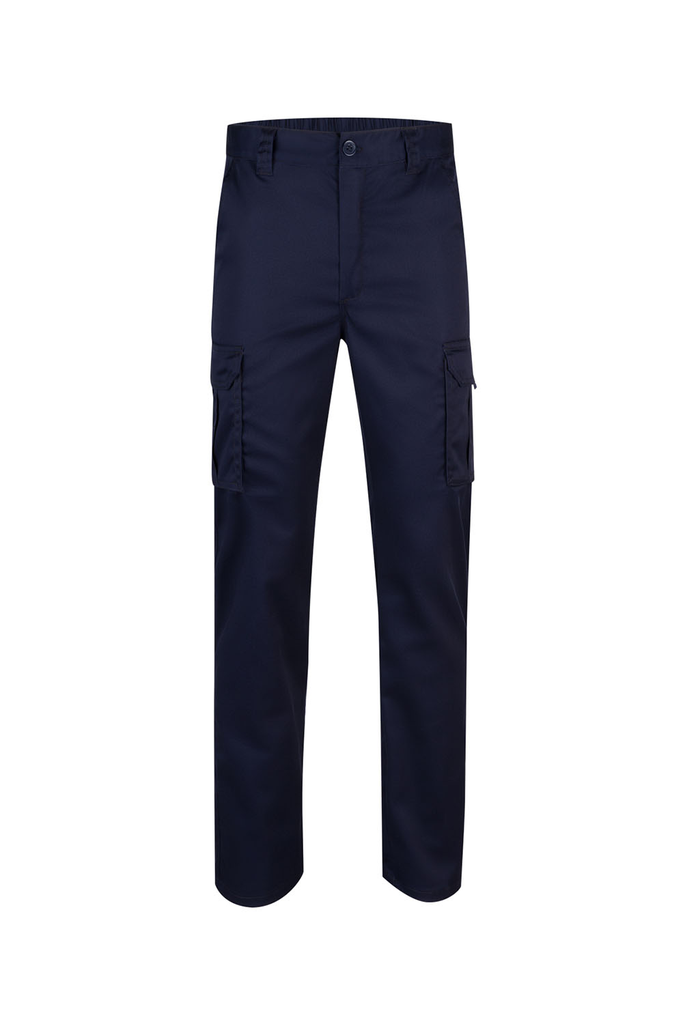 Spodnie stretch z wieloma kieszeniami 103002S - NAVY BLUE 61