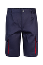 Spodenki stretch z wieloma kieszeniami 103007 - MARINE BLUE/RED 01/12