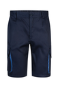 Spodenki stretch z wieloma kieszeniami 103007 - NAVY BLUE/SKY BLUE 61/05