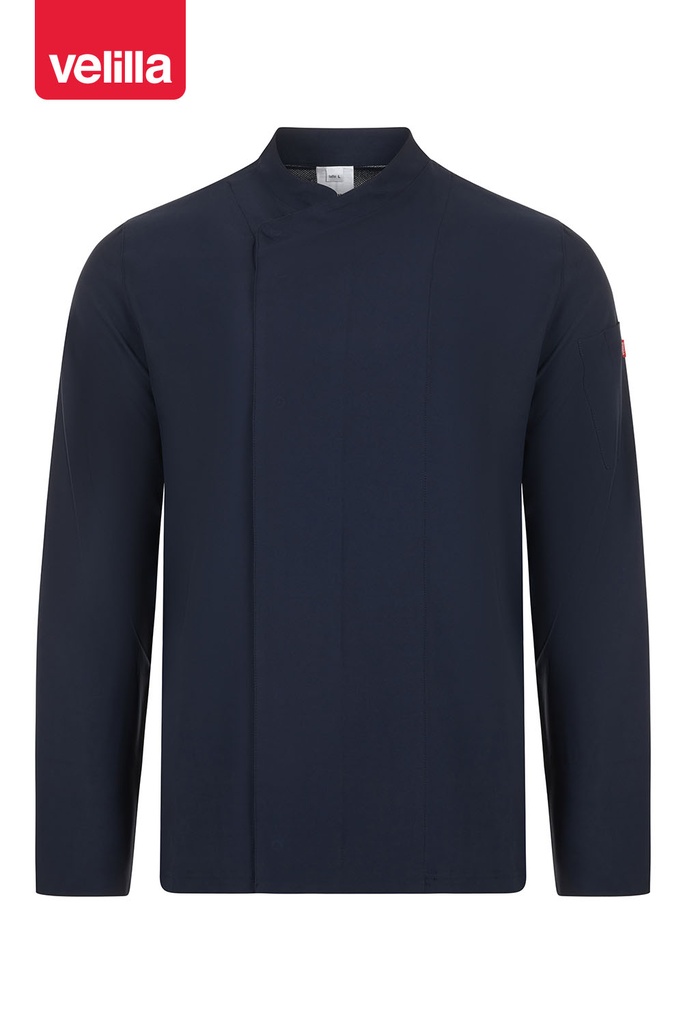 Kitel kucharski z długim rękawem 405210 - NAVY BLUE 61