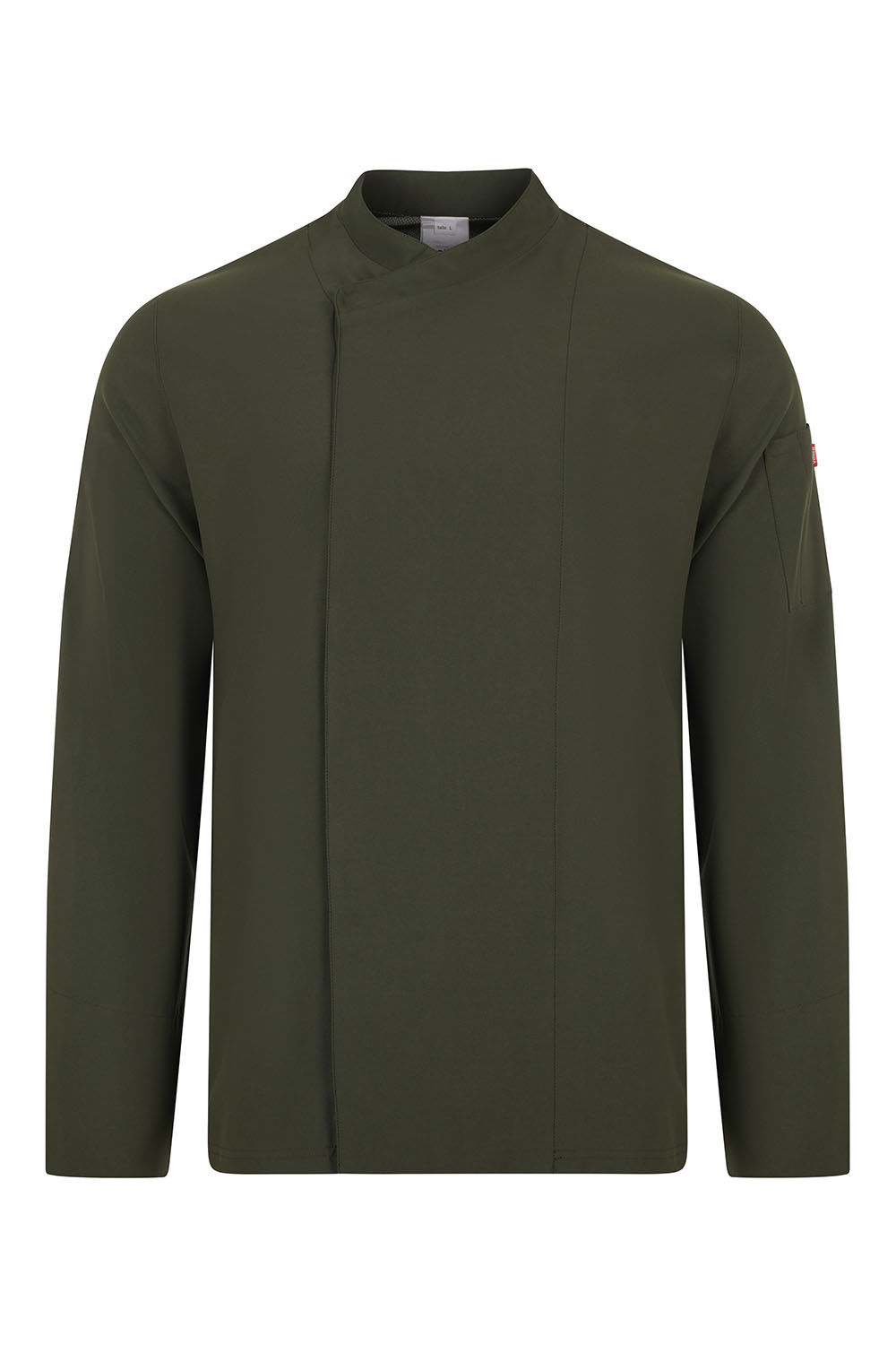Kitel kucharski z długim rękawem 405210 - OLIVE GREEN 36