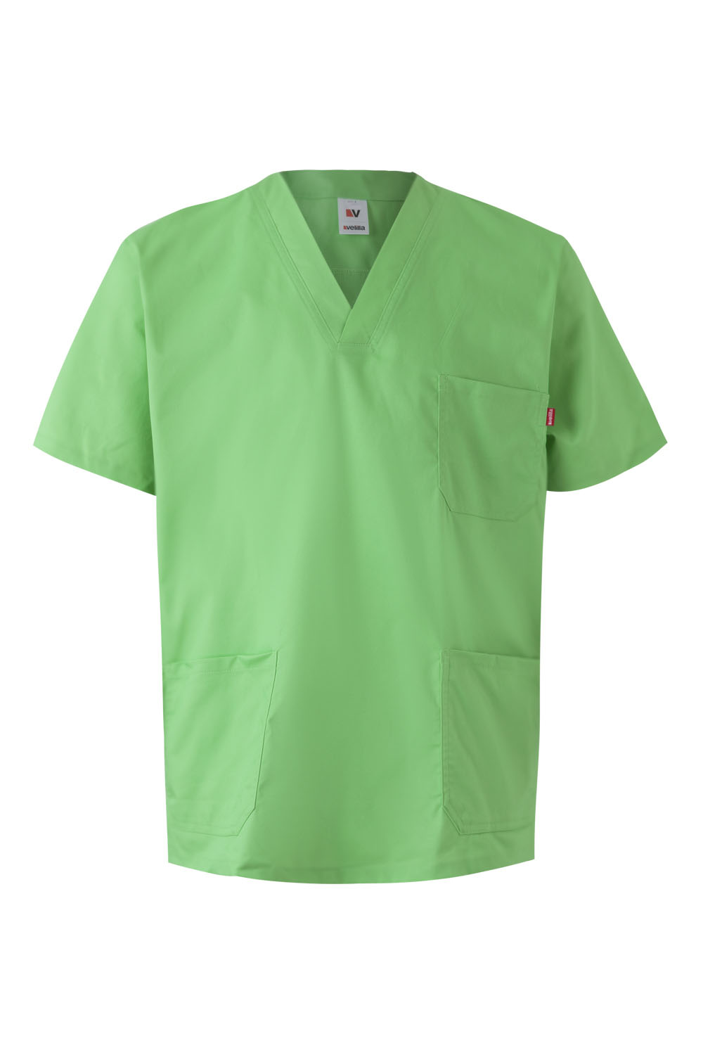 Fartuch medyczny stretch z krótkim rękawem 535206S - APPLE GREEN 32