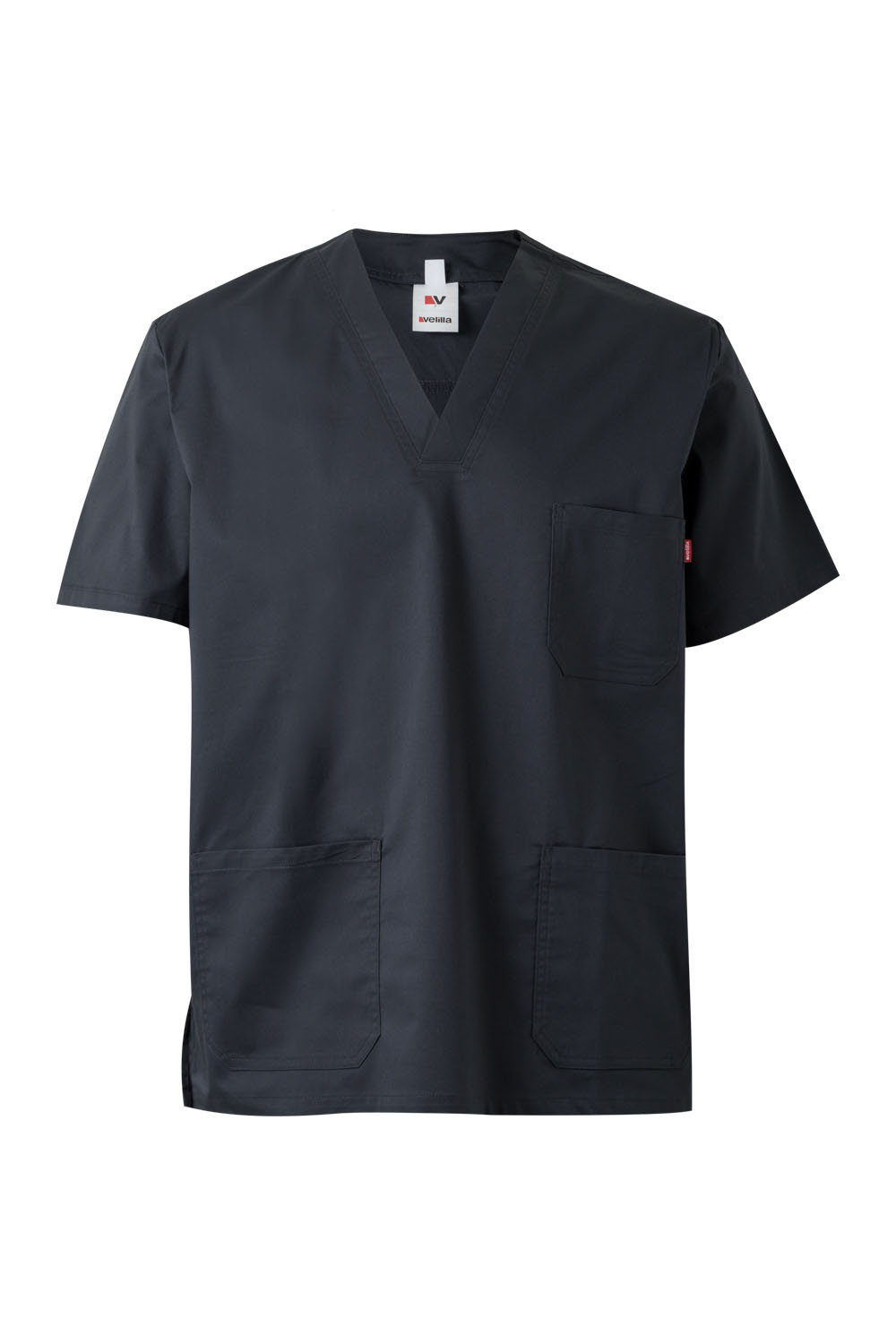 Fartuch medyczny stretch z krótkim rękawem 535206S - DARK GREY 42