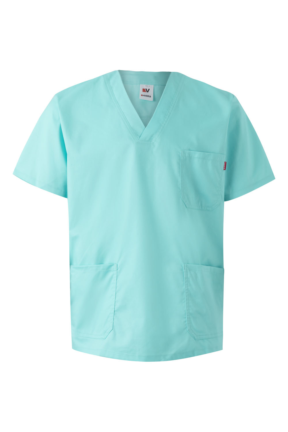 Fartuch medyczny stretch z krótkim rękawem 535206S - LIGHT TURQUOISE 28
