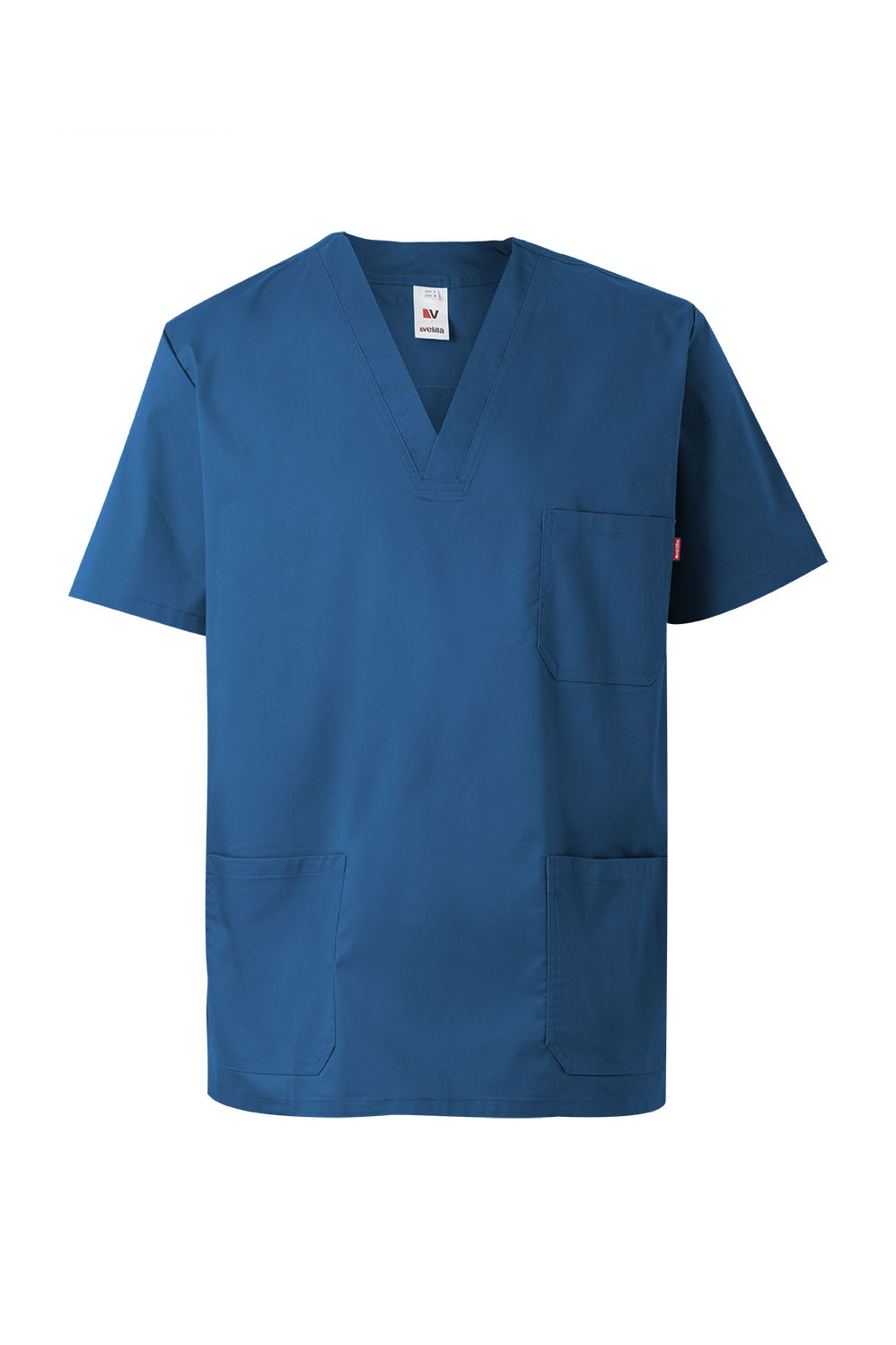 Fartuch medyczny stretch z krótkim rękawem 535206S - ROYAL BLUE 65