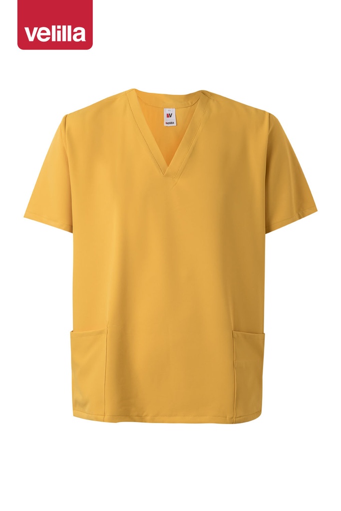 Fartuch medyczny z krótkim rękawem 535207 - MUSTARD 21