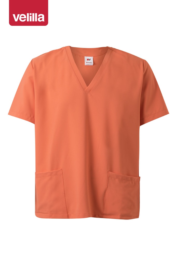 Fartuch medyczny z krótkim rękawem 535207 - TANGERINE 54