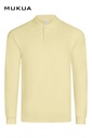 Koszulka polo z długim rękawem unisex HOBART PL200UC - BUTTER YELLOW 312