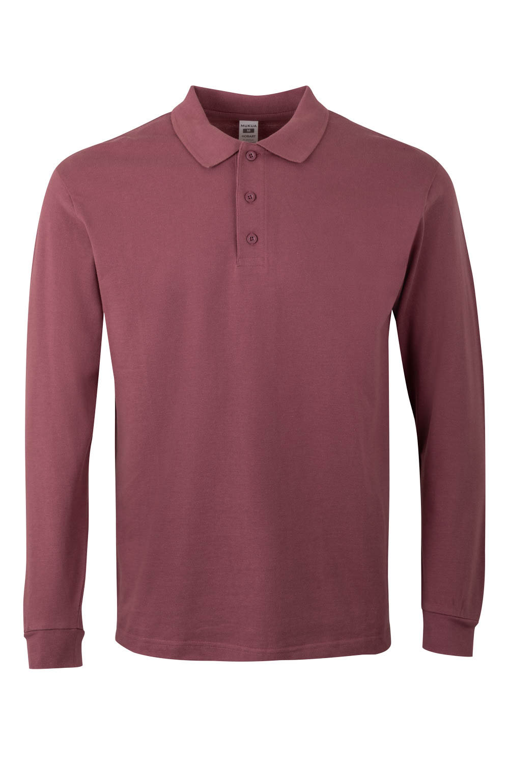 Koszulka polo z długim rękawem unisex HOBART PL200UC - GRAPE 411