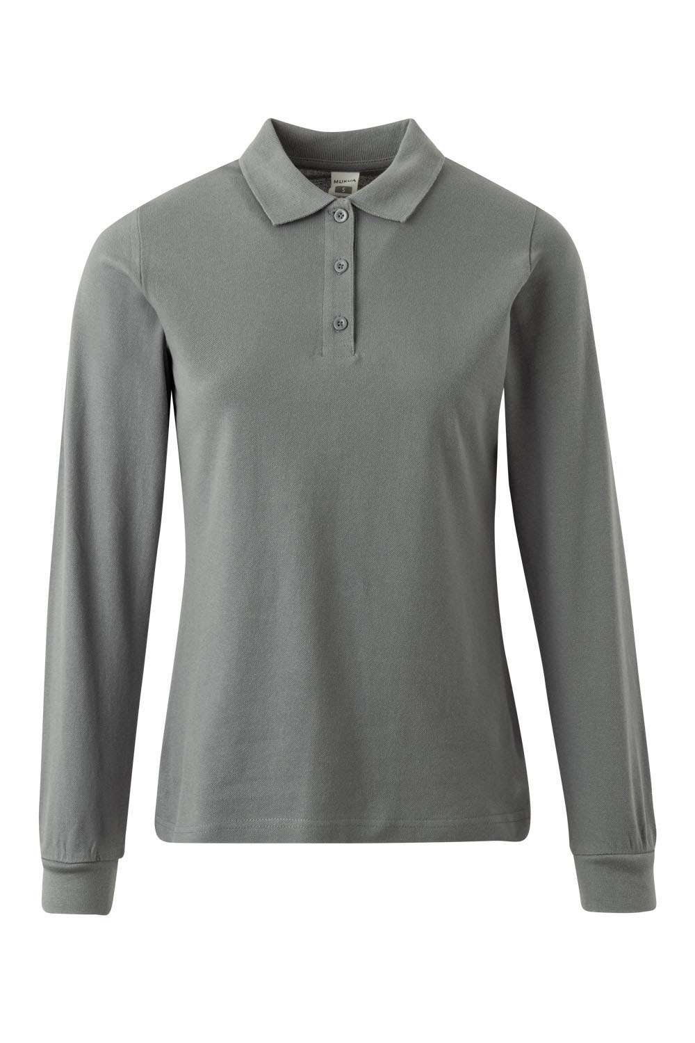 Koszulka polo z długim rękawem damska HOBART WOMAN PL200WC - BLUE FOG 509
