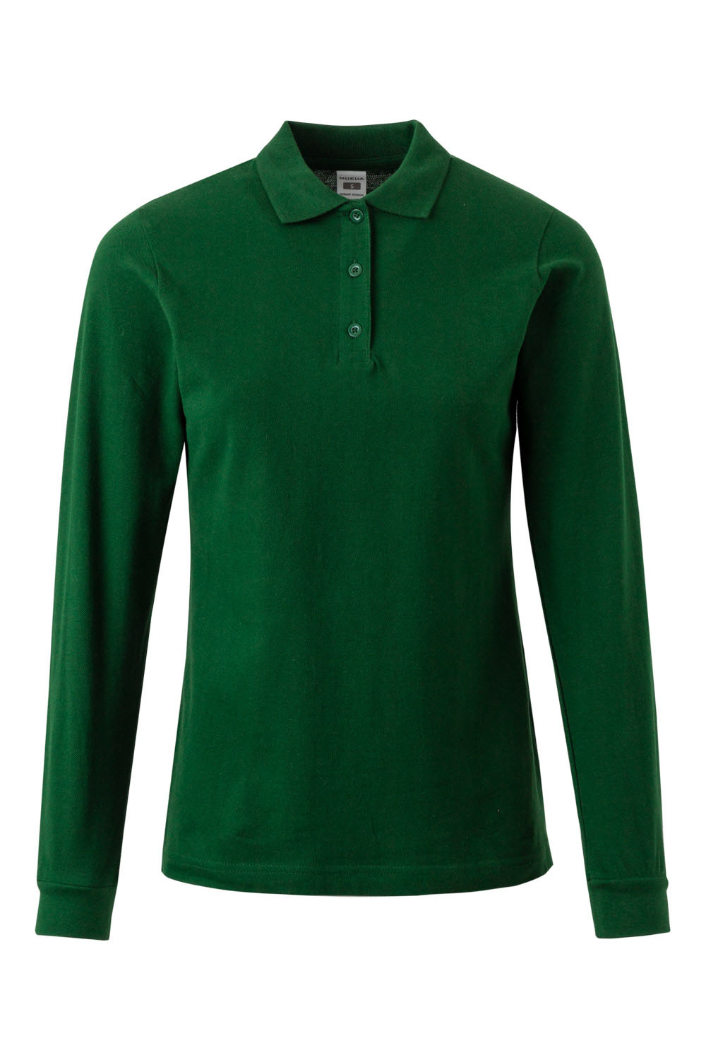 Koszulka polo z długim rękawem damska HOBART WOMAN PL200WC - BOTTLE GREEN 602