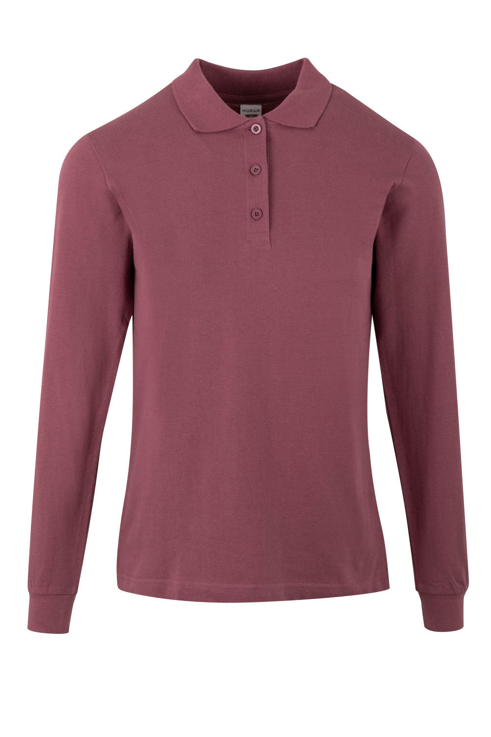 Koszulka polo z długim rękawem damska HOBART WOMAN PL200WC - GRAPE 411