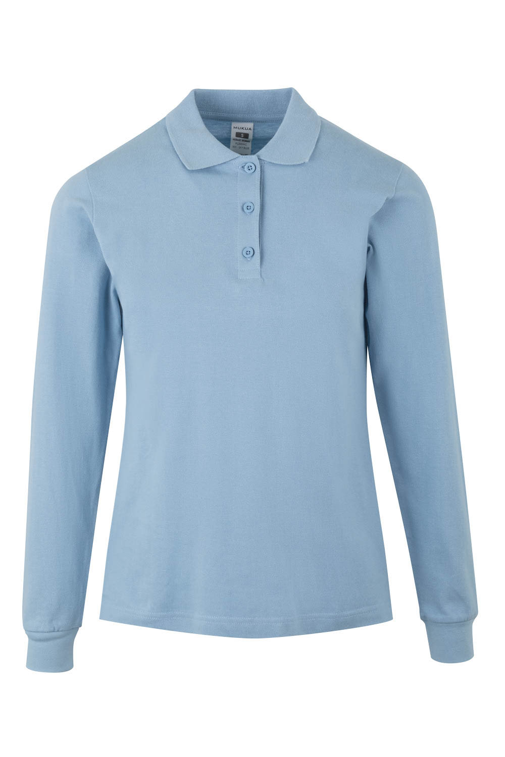 Koszulka polo z długim rękawem damska HOBART WOMAN PL200WC - SKY BLUE 501