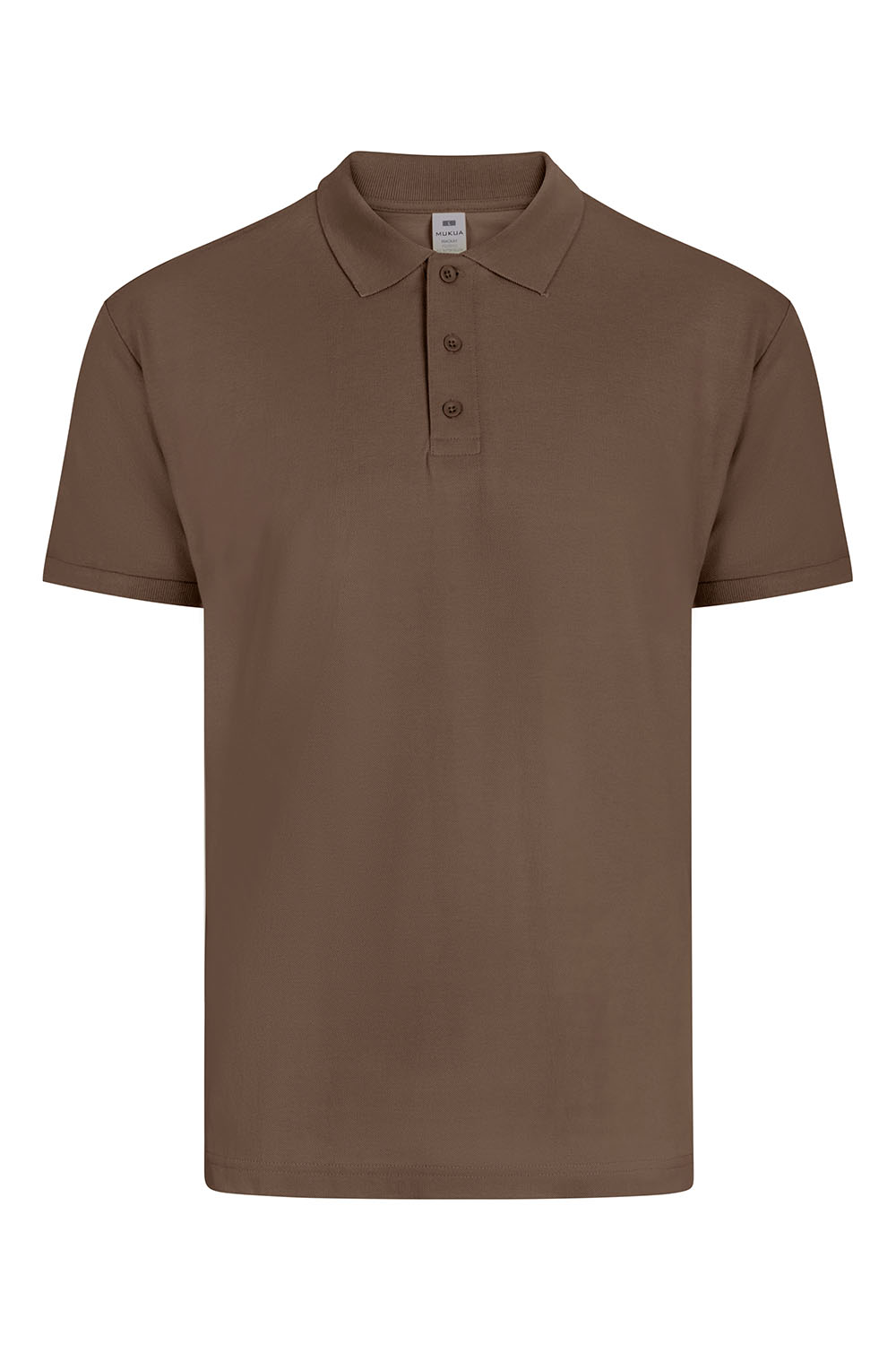 Koszulka polo z krótkim rękawem unisex MACKAY PS2001U - MOCHA 107