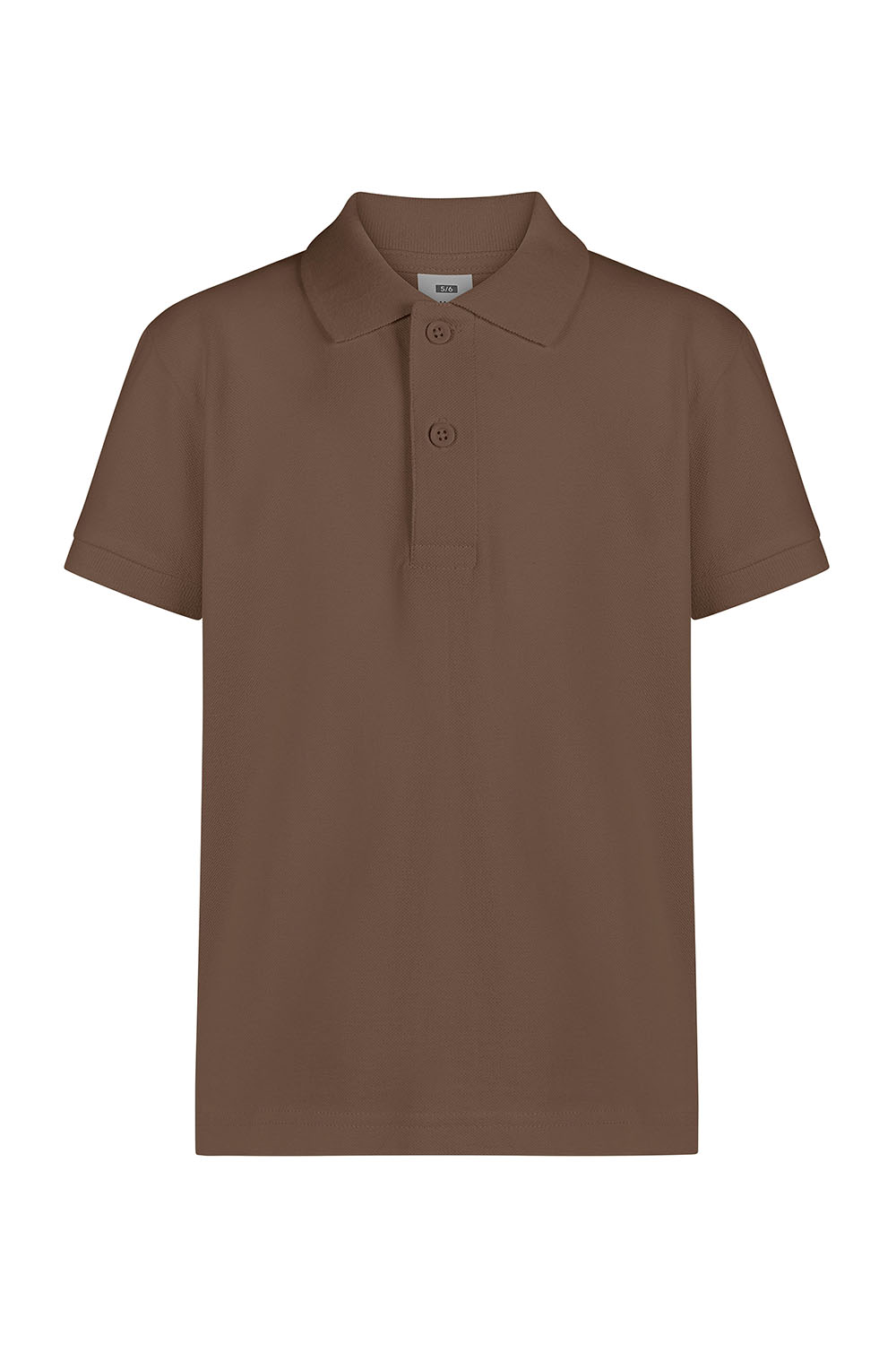 Koszulka polo z krótkim rękawem dla dzieci MACKAY KIDS PS200KC - MOCHA 107