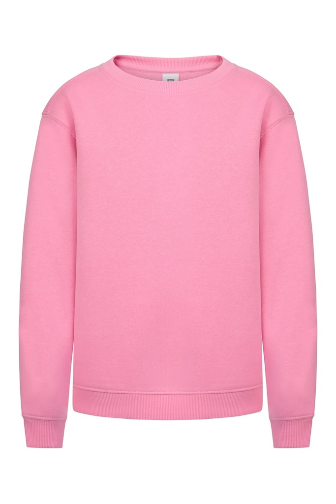 Bluza z okrągłym dekoltem dla dzieci AVALON KIDS SC270K - CANDY PINK 422