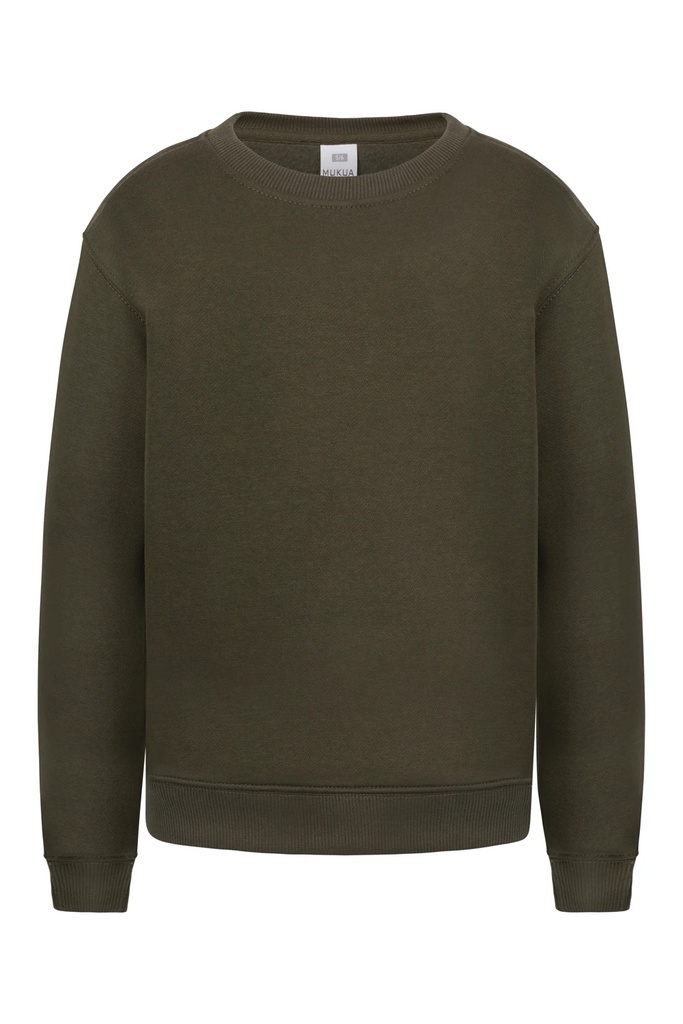 Bluza z okrągłym dekoltem dla dzieci AVALON KIDS SC270K - MISTY GREEN 621
