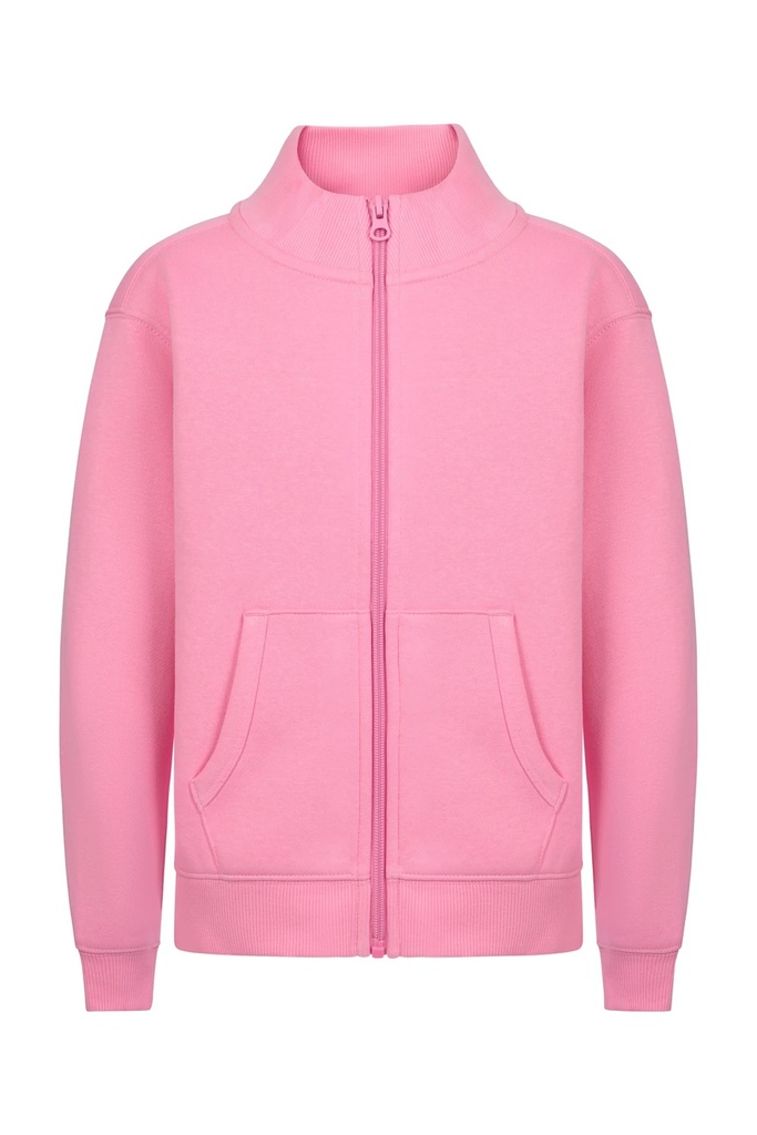 Bluza z pełnym zamkiem dla dzieci COOPER KIDS SZ270K - CANDY PINK 422
