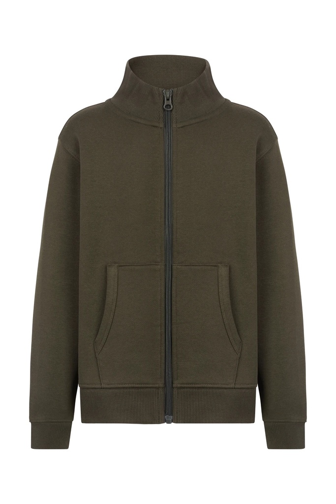Bluza z pełnym zamkiem dla dzieci COOPER KIDS SZ270K - MISTY GREEN 621