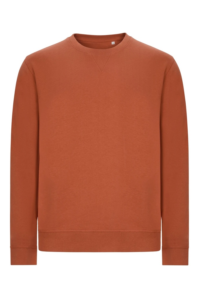 Bluza z okrągłym dekoltem unisex MIST STCN300U - CARROT 314