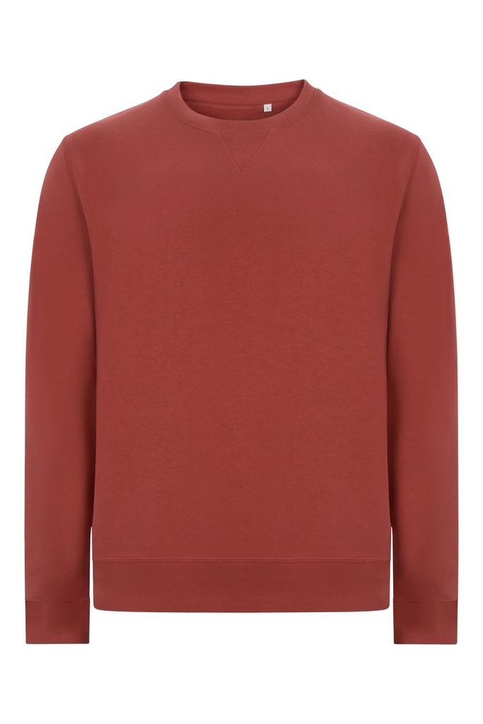 Bluza z okrągłym dekoltem unisex MIST STCN300U - TERRACOTTA 418